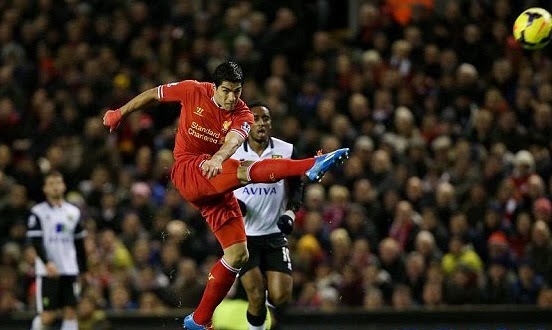 luis Suarez goals video vs Norwich City 2013